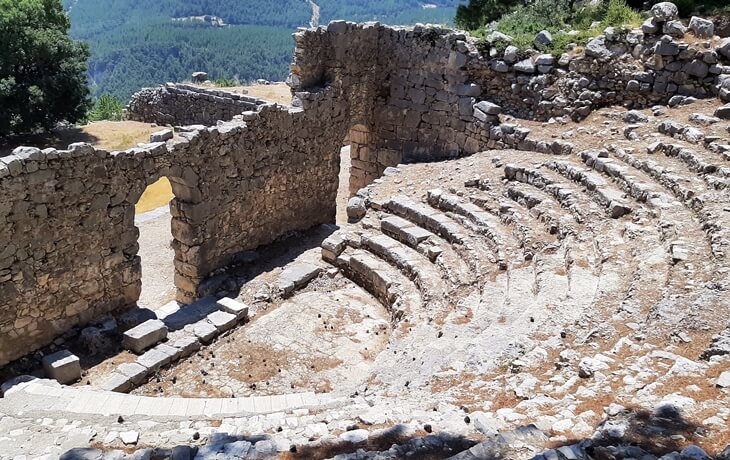 Arykanda Antik Kenti tiyatrosu, Finike – Antalya