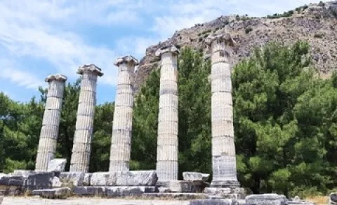 Priene Antik Kenti | Tarihi ve &Ouml;nemli  Yapıları