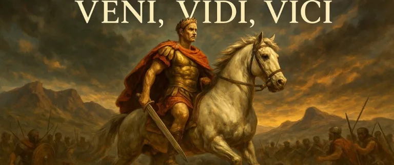 Veni, Vidi, Vici - Geldim, Gördüm, Yendim: Jül Sezar’ın Üç Kelimelik Zaferi